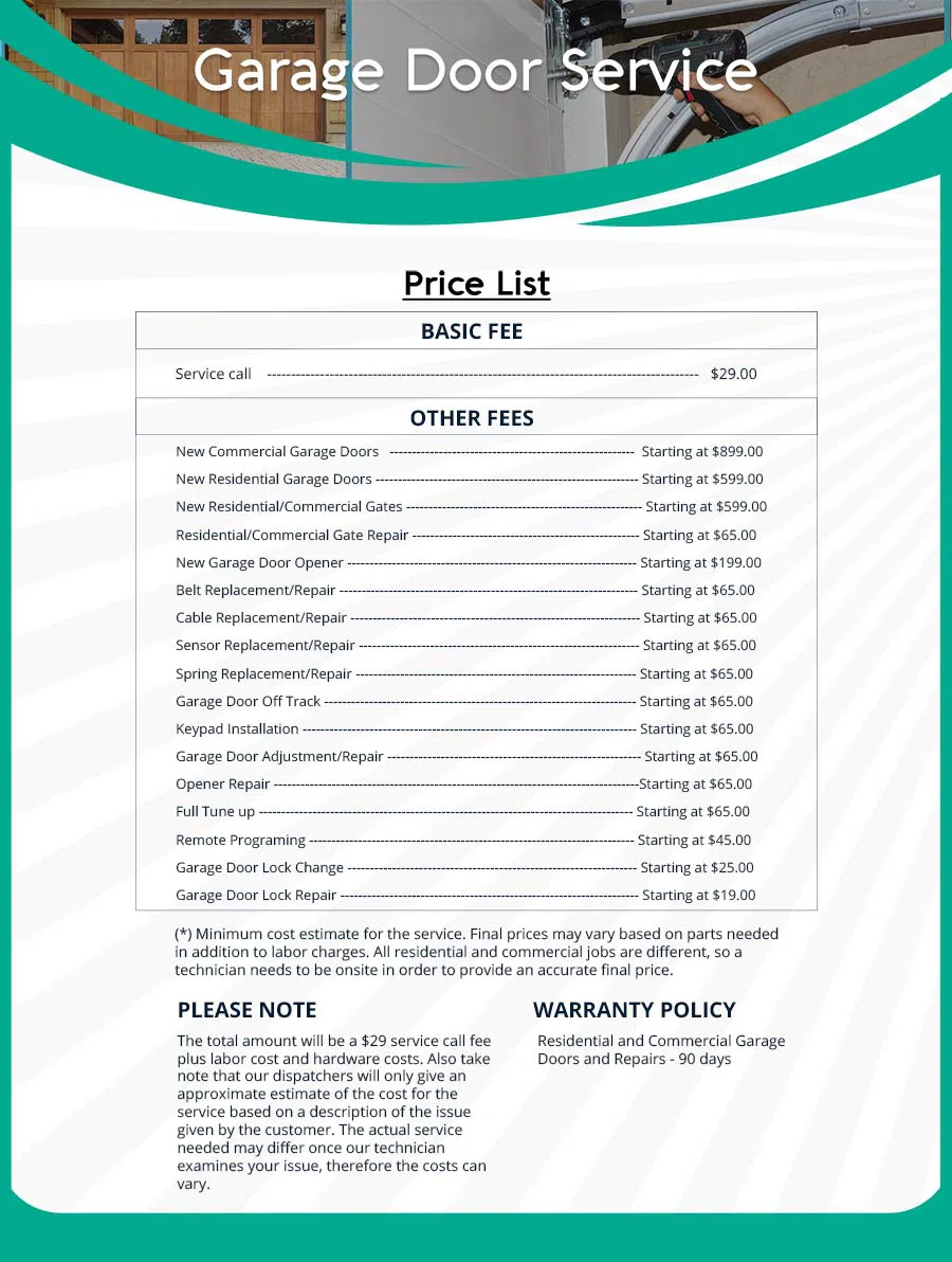 Central Garage Door Service South Richmond Hill, NY 718-304-9710